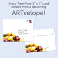Load image into Gallery viewer, The envelope for Tree-Free’s May Your Life Be card, along with the following text: “Every Tree-Free 5x7 card comes with a matching ARTvelope!”