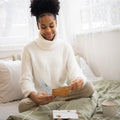 Load image into Gallery viewer, Lifestyle image(s) featuring Tree-Free’s Unawakened Soul card