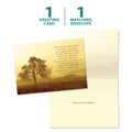 Load image into Gallery viewer, The cover and inside of Tree-Free’s Forever In Our Hearts Sympathy Card card, along with the following text: “1 greeting card, 1 matching envelope”