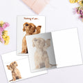 Load image into Gallery viewer, The inside of Tree-Free’s Music In My Heart card, with the cover and envelope in the background.
