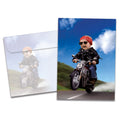 Load image into Gallery viewer, The cover of Tree-Free's Born To Be Wild card, along with its matching envelope.