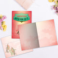 Load image into Gallery viewer, The inside of Tree-Free’s Life Is Sweeter card, with the cover and envelope in the background.