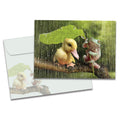 Load image into Gallery viewer, The cover of Tree-Free's Got You Covered card, along with its matching envelope.