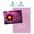 Load image into Gallery viewer, The cover and inside of Tree-Free’s Tears Are Words Sympathy Card card, along with the following text: “1 greeting card, 1 matching envelope”