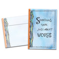 Load image into Gallery viewer, The cover of Tree-Free's No Words card, along with its matching envelope.