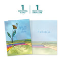 Load image into Gallery viewer, The cover and inside of Tree-Free’s Faith Friends Family Support Card card, along with the following text: “1 greeting card, 1 matching envelope”