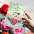 Load image into Gallery viewer, Lifestyle image(s) featuring Tree-Free’s Choose You Again Love Card card