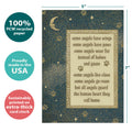 Load image into Gallery viewer, The cover of Tree-Free’s Pet Angels card with lines demonstrating its 5x7 dimensions, along with the following text: “100% PCW recycled paper, proudly made in the USA, sustainably printed on extra-thick card stock”