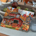 Load image into Gallery viewer, Lifestyle image(s) featuring Tree-Free’s Piled High Pumpkin Thanksgiving Card card