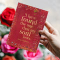 Load image into Gallery viewer, Lifestyle image(s) featuring Tree-Free’s I Have Found The One Love Card card