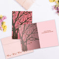 Load image into Gallery viewer, The inside of Tree-Free’s If Love Was Air card, with the cover and envelope in the background.