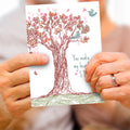 Load image into Gallery viewer, Lifestyle image(s) featuring Tree-Free’s Heart Sing card
