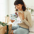 Load image into Gallery viewer, Lifestyle image(s) featuring Tree-Free’s Peace Love Joy card