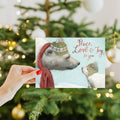 Load image into Gallery viewer, Lifestyle image(s) featuring Tree-Free’s Peace Love Joy card