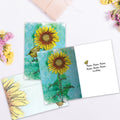 Load image into Gallery viewer, The inside of Tree-Free’s Happy Happy card, with the cover and envelope in the background.