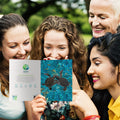Load image into Gallery viewer, Lifestyle image(s) featuring Tree-Free’s Sea Turtle Pals Friendship Card card