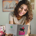 Load image into Gallery viewer, Lifestyle image(s) featuring Tree-Free’s Party Kitty card
