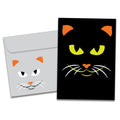 Load image into Gallery viewer, Graphic Halloween Cat Halloween Card

