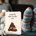 Load image into Gallery viewer, Lifestyle image(s) featuring Tree-Free's Feeling Like Poo Get Well Card card