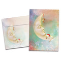 Load image into Gallery viewer, The cover of Tree-Free's Christmas Dreams card, along with its matching envelope.