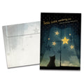 Load image into Gallery viewer, The cover of Tree-Free's Twinkle Friendship Card card, along with its matching envelope.