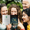 Load image into Gallery viewer, Lifestyle image(s) featuring Tree-Free’s Twinkle card