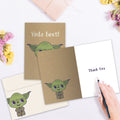 Load image into Gallery viewer, Yoda Best Thank You Card

