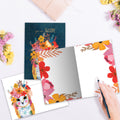 Load image into Gallery viewer, The inside of Tree-Free’s You Are Owlsome card, with the cover and envelope in the background.