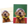 Load image into Gallery viewer, The cover of Tree-Free's A Lot Of Balls card, along with its matching envelope.