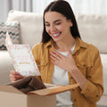 Load image into Gallery viewer, Lifestyle image(s) featuring Tree-Free’s Be Kind Thank You Card card