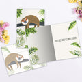 Load image into Gallery viewer, Sloth Slow Lane Get Well Card
