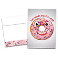 Load image into Gallery viewer, The cover of Tree-Free's Hole Foods card, along with its matching envelope.