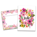 Load image into Gallery viewer, The cover of Tree-Free's Hello card, along with its matching envelope.