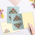 Load image into Gallery viewer, Botanical Butterflies Thank You Card
