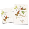 Load image into Gallery viewer, The cover of Tree-Free's Graced Sympathy Card card, along with its matching envelope.