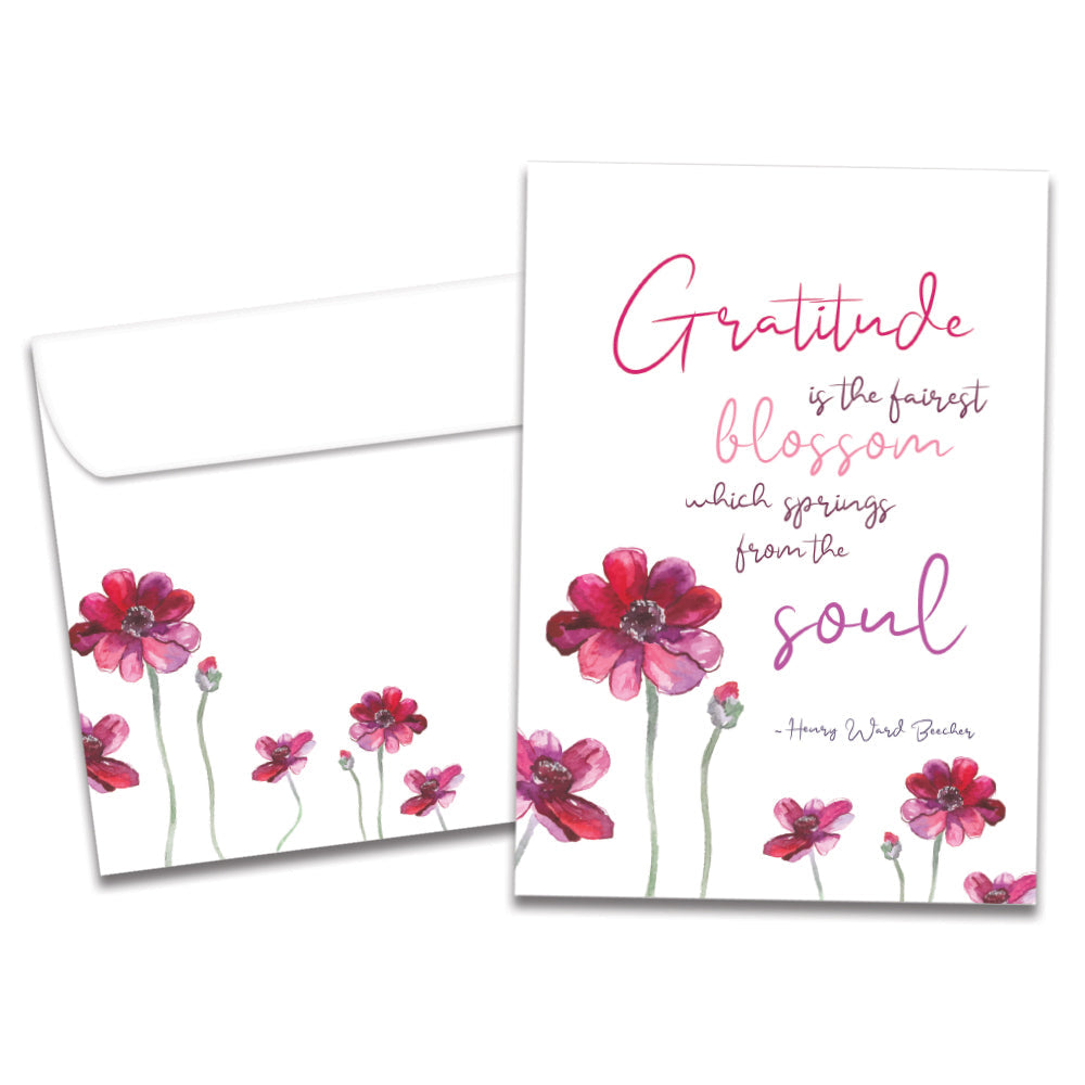 Gratitude Blossoms Thank You Card