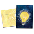 Load image into Gallery viewer, The cover of Tree-Free's Brighten My World card, along with its matching envelope.