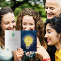 Load image into Gallery viewer, Lifestyle image(s) featuring Tree-Free’s Brighten My World card