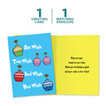 Load image into Gallery viewer, The cover and inside of Tree-Free’s One Wish card, along with the following text: “1 greeting card, 1 matching envelope”