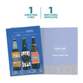 Load image into Gallery viewer, The cover and inside of Tree-Free’s Craftiest Dad card, along with the following text: “1 greeting card, 1 matching envelope”