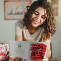 Load image into Gallery viewer, Lifestyle image(s) featuring Tree-Free’s Make The Days Count card