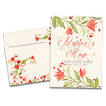 Load image into Gallery viewer, The cover of Tree-Free's A Mother's Hug card, along with its matching envelope.