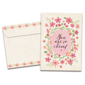 Load image into Gallery viewer, The cover of Tree-Free's You Are Loved card, along with its matching envelope.