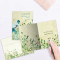 Load image into Gallery viewer, The inside of Tree-Free’s Father Courage card, with the cover and envelope in the background.
