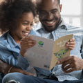 Load image into Gallery viewer, Lifestyle image(s) featuring Tree-Free’s Yoda Best Dad card
