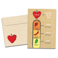 Load image into Gallery viewer, The cover of Tree-Free's Hot Birthday card, along with its matching envelope.