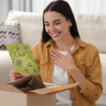Load image into Gallery viewer, Lifestyle image(s) featuring Tree-Free’s Pretty Thank You Card card