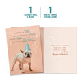 Load image into Gallery viewer, The cover and inside of Tree-Free’s Favorite Things card, along with the following text: “1 greeting card, 1 matching envelope”