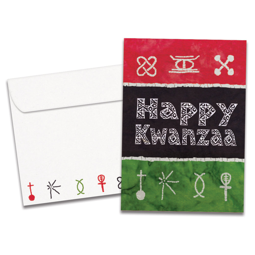 Batik Kwanzaa Kwanzaa Card