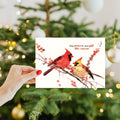 Load image into Gallery viewer, Lifestyle image(s) featuring Tree-Free's Peace Birds Holiday Card card